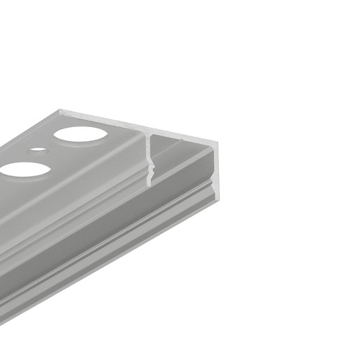 1m aluminium profiel UNI-TILE12 180GR C PLUS - Geanodiseerd, tegelprofiel, LED-profiel