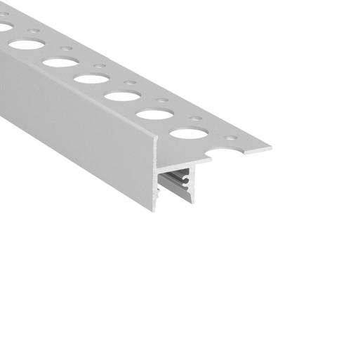 1m aluminium profiel UP-TILE10 A - Geanodiseerd, tegelprofiel, LED rail