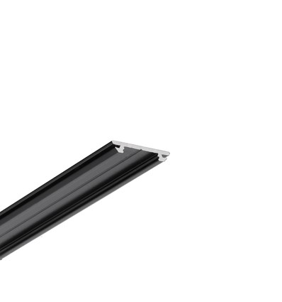 1m aluminiumprofiel ARC12 CD/U5 - Zwart gelakt