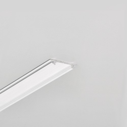2m aluminium profiel ARC12 CD/U5 - Wit gelakt