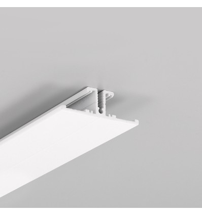 1m aluminium profiel BACK10 A/UX - Wit gelakt