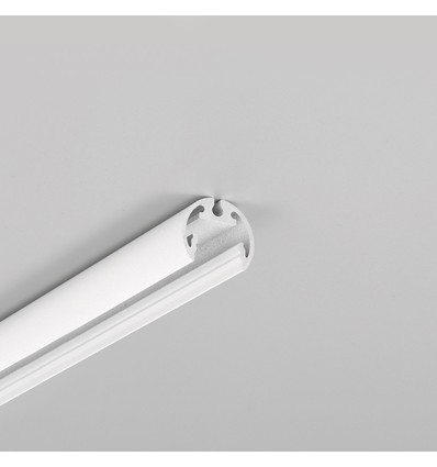 2m aluminiumprofiel PEN12 CJ - Wit gelakt