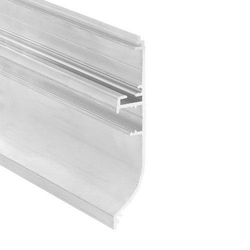 1m aluminiumprofiel SKIRT10 AC2/Q9 - Onbewerkt aluminium