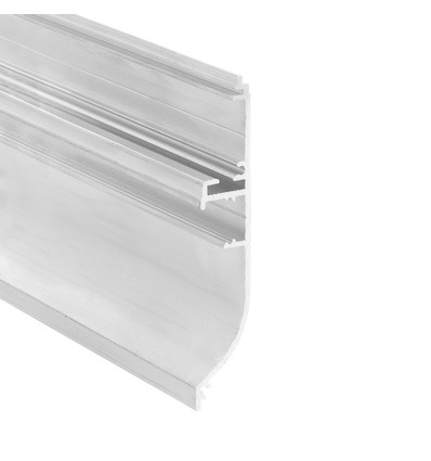 1m aluminiumprofiel SKIRT10 AC2/Q9 - Onbewerkt aluminium