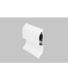 1m aluminium profiel SKIRT10 AC2/Q9 - Wit gelakt