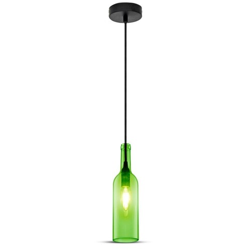 V-Tac fles hanglamp - Groen, E14