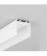 1m profiel voor stroomvoorziening VARIO30-08 - Wit gelakt