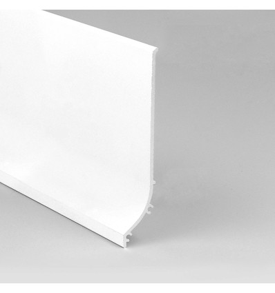 1m afwerkingsprofiel BASE - Wit gelakt
