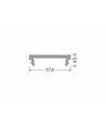 2m cover F CLICK - Zwart