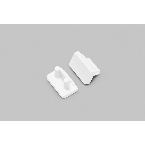 1 stuk Eindstuk SLIM8 - Wit