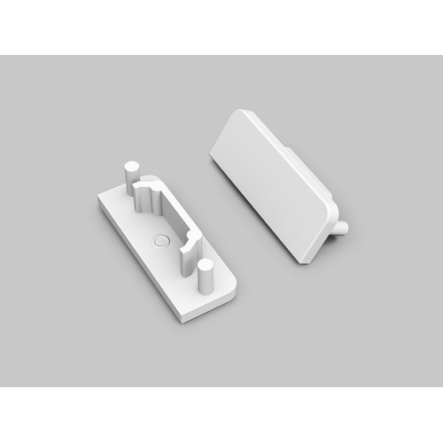 1 stuk Eindstuk SURFACE14 GEN2 - Wit