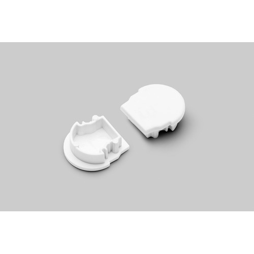 1 stuk Eindstuk UNI12 D - Wit