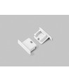 1 stuk Eindstuk SMART-IN10 - Met gat, wit