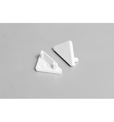 1 stuk Eindkap CABI12 - Wit