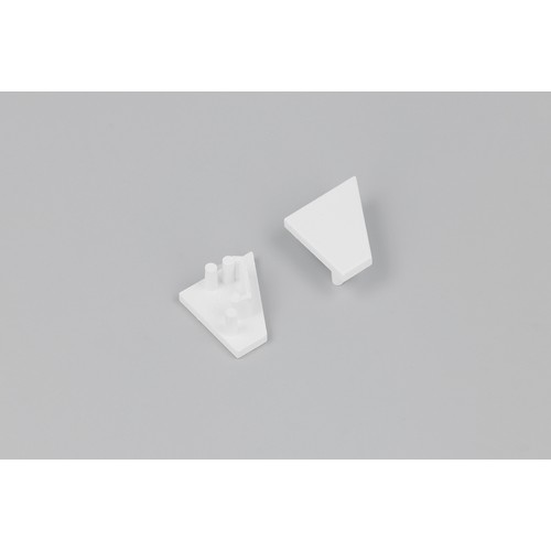 1 stuk Eindstuk CORNER10.V2 - Wit