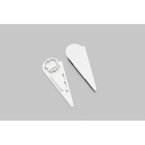 1 stuk Eindstuk WALLE12 D - Wit