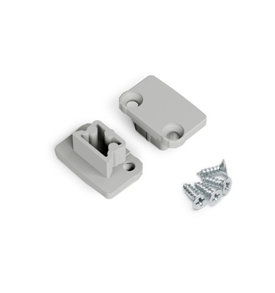 1 stuk Eindkap FLOOR8 - Grijs