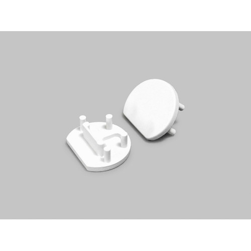 1 stuk Eindkap PEN12 - Wit