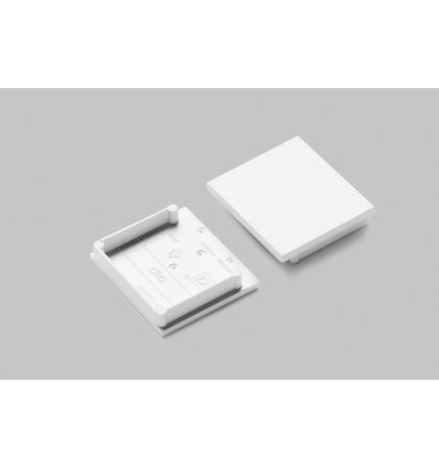 1 stuk Eindstuk VARIO30-08D - Wit