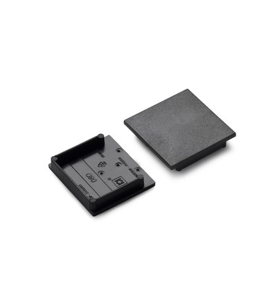 1 stuk Eindstuk VARIO30-08D - Zwart