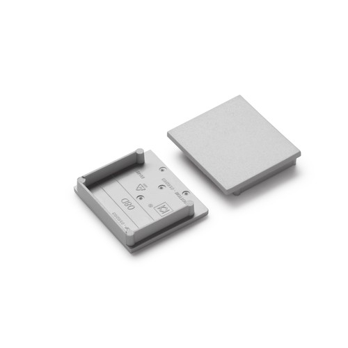 1 stuk Eindstuk VARIO30-08D - Grijs