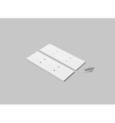 1 stuk Eindstuk VARIO30-16-E9 - Metaal, wit