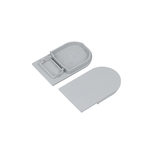 1 stuk Eindkap NAMI23 - Grijs