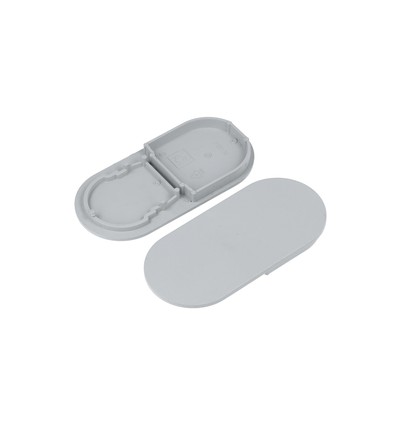 1 stuk Eindkap NAMI23-D9 - Grijs