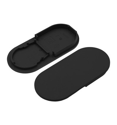 1 stuk Eindkap NAMI23-D9 - Zwart