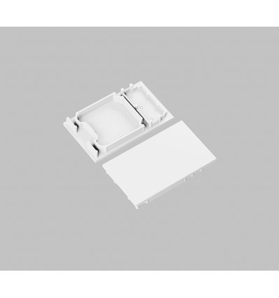 1 stuk Eindstuk COMBO30-01A - Wit