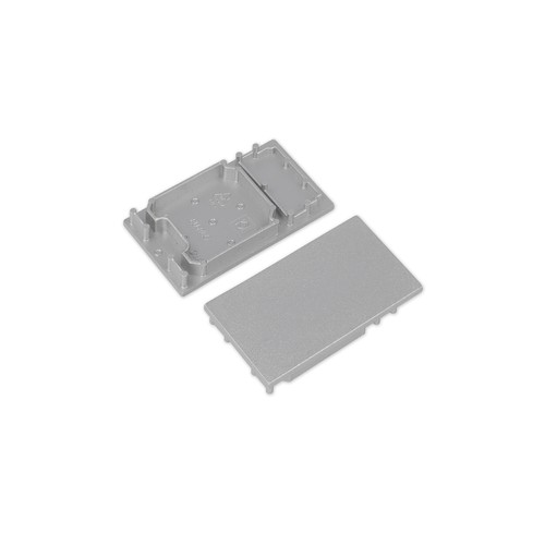 1 stuk Eindstuk COMBO30-01A - Zilverkleurig