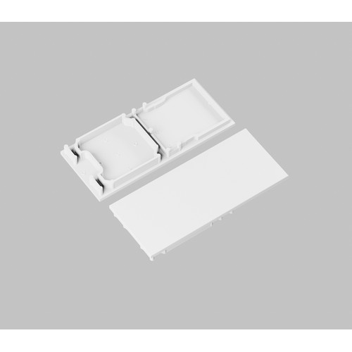 1 stuk Eindstuk COMBO30-01A-E9 - Wit