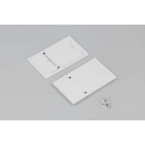 1 stuk Eindstuk COMBO30-01A - Metaal, wit