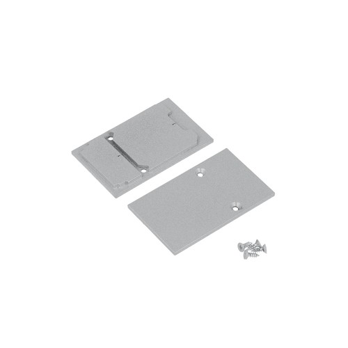 1 stuk Eindstuk COMBO30-01A - Metaal, zilverkleurig