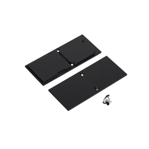 1 stuk Eindkap COMBO30-01A-E9 - Metaal, zwart