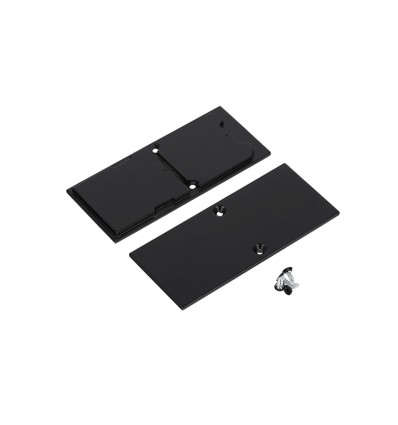 1 stuk Eindkap COMBO30-01A-E9 - Metaal, zwart