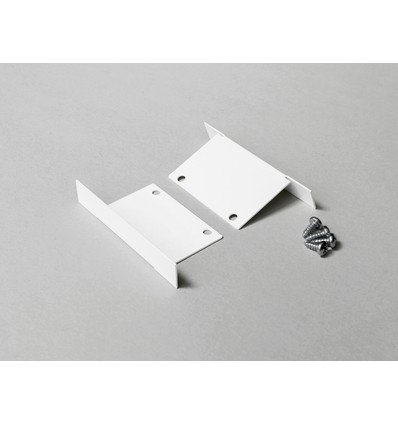 1 st. Eindstuk PHIL INGEBOUWD - Metaal, wit