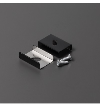 1 stuk Montagebeugel S - Zwart gelakt