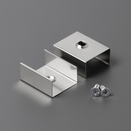 1 stuk Montagebeugel U4 - Verzonken, roestvrij staal