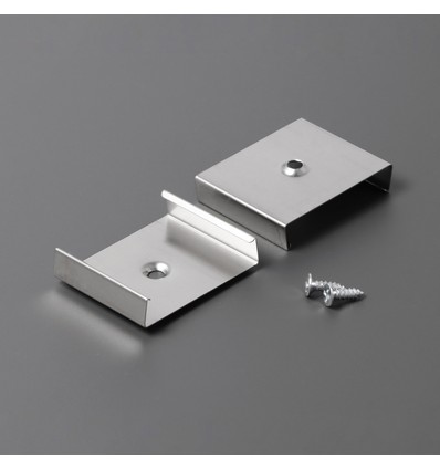 1 stuk Montagebeugel U9 - Verzonken, roestvrij staal