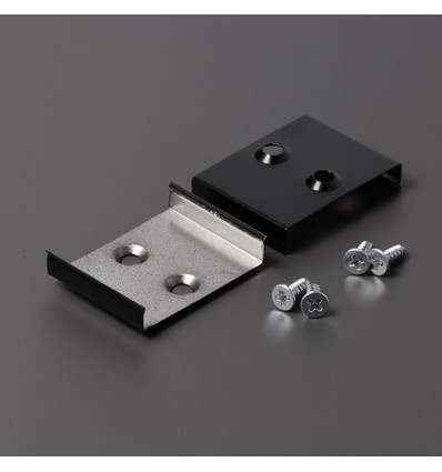 1 st. Montagebeugel W - Verzonken, zwart