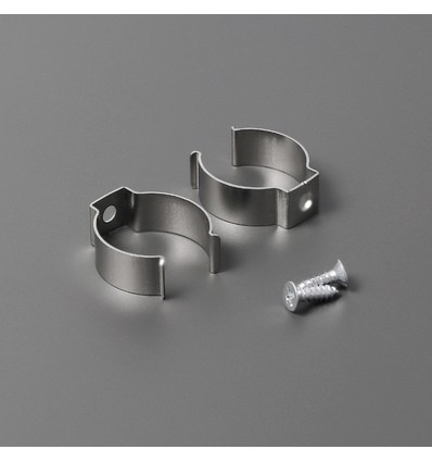 1 stuk platte houder PEN12 - Roestvrij staal