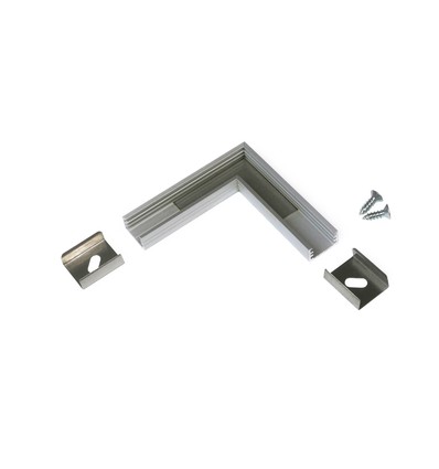 Profielsamenvloeger SLIM8 90GR - Geanodiseerd