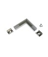Profielsamenvloeger SLIM8 90GR - Geanodiseerd