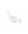Profielsamenvloeger VARIO30-07 120GR - Geanodiseerd