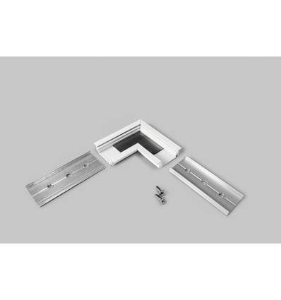 Profielverbinder GROOVE14 90GR - Wit gelakt