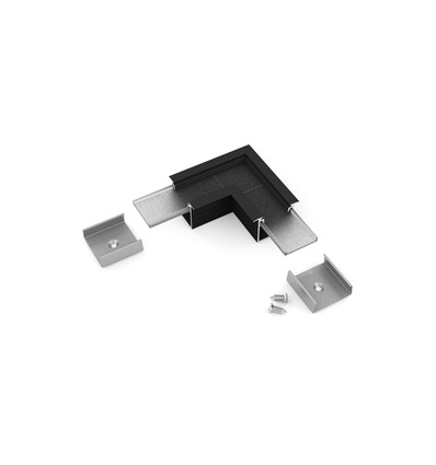 Profielverbinder LINEA-IN20 90GR - Zwart geanodiseerd