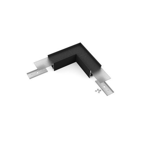 Profielverbinder VARIO30-02 90GR - Zwart geanodiseerd