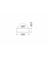 Profielsamenvloeger VARIO30-0203 180GR