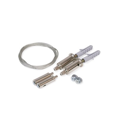 1,5 m draadophanging voor montage, chroom